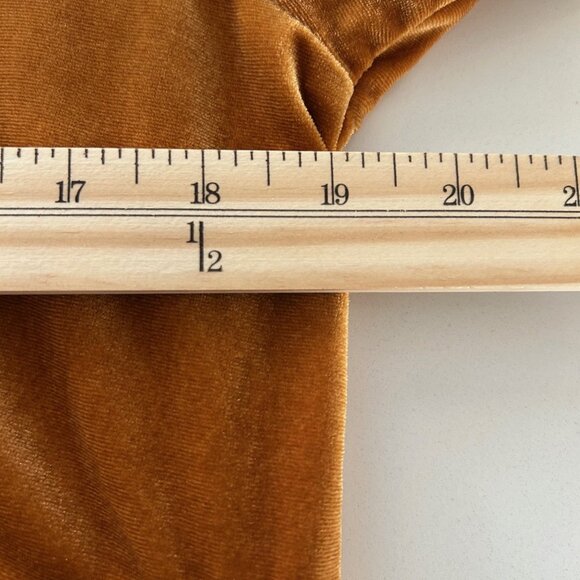 Jodifl Velvet Dress Women SZM Carmel Button Baby Doll Tunic Boho Fairy Cottage - Picture 8 of 10